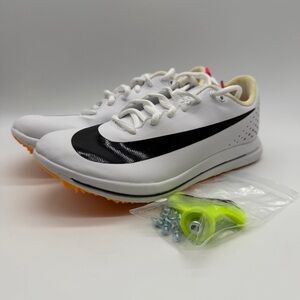 Kids White and Black Athletic Shoes